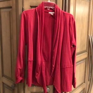 Sucre Soir Red Cotton Blazer